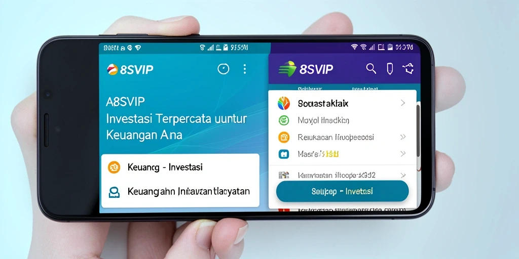 Antarmuka aplikasi 8SVIP yang intuitif dan mudah digunakan.