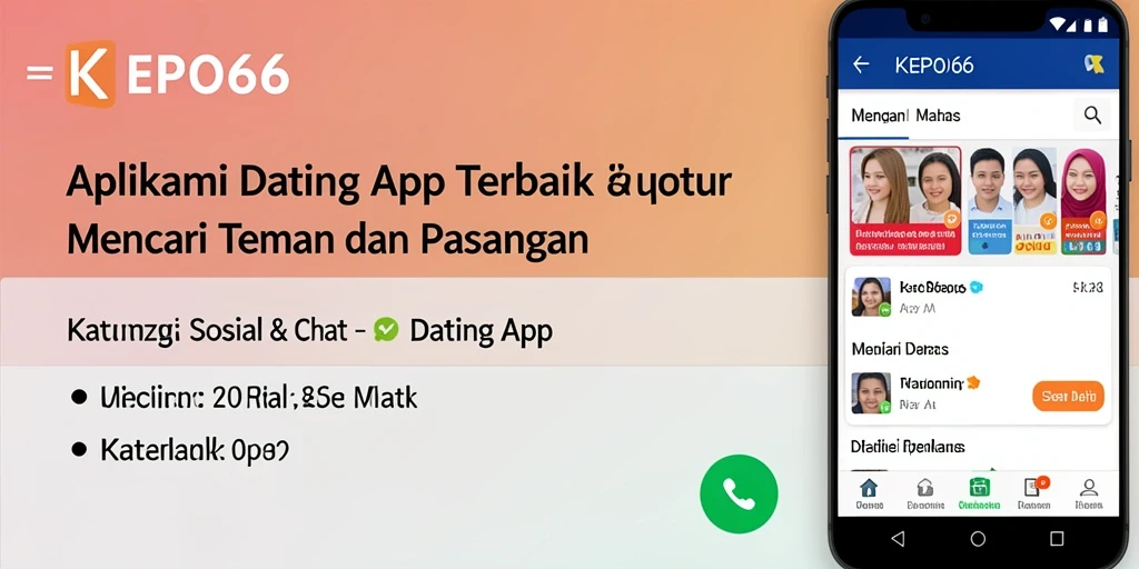 Tampilan antarmuka KEPO66 yang intuitif dan modern.