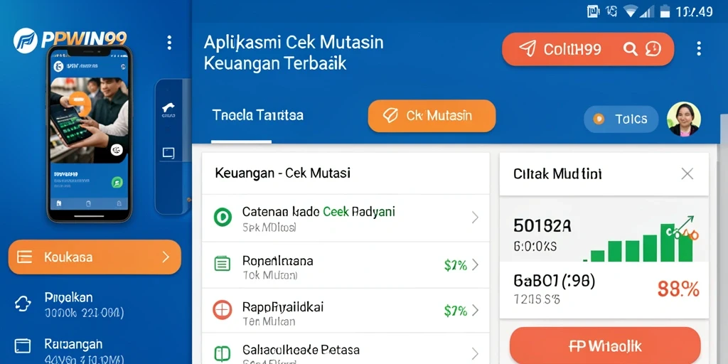 Tampilan antarmuka aplikasi PPWIN99 untuk fungsi Cek Mutasi.