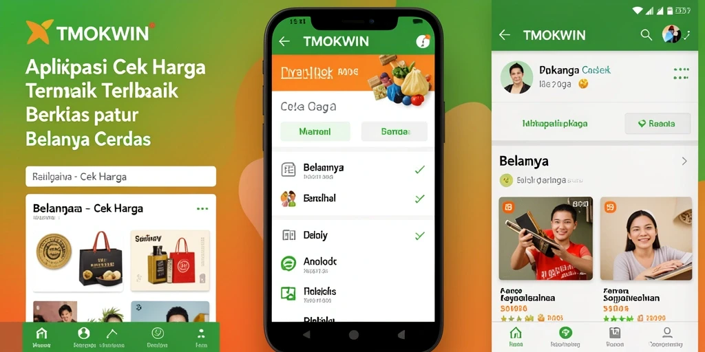 Antarmuka pengguna TMOKWIN untuk cek harga produk.