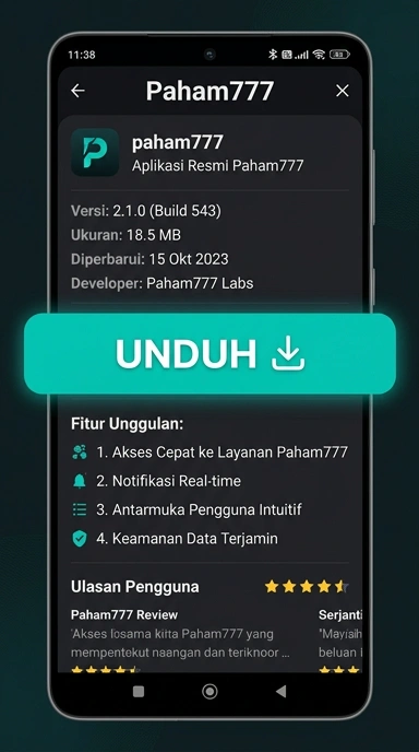 Download dan Instal APK paham777 untuk Android